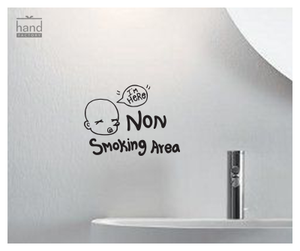[그래픽스티커] Non smoking area